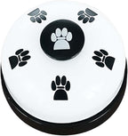 Pet Training Bell, 1 Pack Call Bell for Dog or Cat, 2.83 Inch Diameter with Metal Construction, White