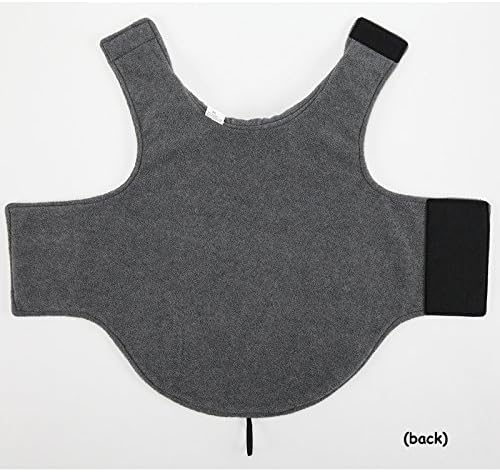 Creation Core Windproof Plush with Sport Vest Dog Clothes Night Reflective Jacket Pet Keep Warm Jacket No Pull No Choke Design Eco-Friendly for Small and Large Big Dog(Grey XXL)