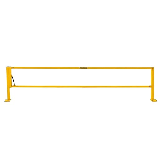 12' Dock Door Gate, OSHA-Compliant Safety Barrier, Loading Bay Fall Hazard Protection, Openings Up to 145" W, Counterbalanced, Indoor Use, Guardian