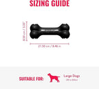 KONG - Extreme Goodie Bone - KONG's Most Durable Natural Rubber Dog Bone for Power Chewers - Black - For Large Dogs