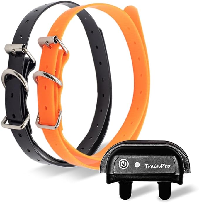 Universal Replacement Band Strap for Dog Training Collar 27 ½” X ¾” - Adjustable Waterproof TPU for Remote E-Collar, Static/Vibration Shock Bark Control & Obedience Trainer - Bonus 2-Pack.