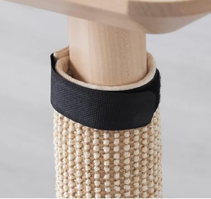IKEA 303.777.94 LURVIG Cat Scratching Mat, Natural, Quickly Transforms a Common Table Leg Into a Scratch Mat Where Your Cat Can Stretch and Sharpen Their Claws, Dimensions 24 3/4"L x 9 7/8"W
