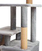 EveryYay by Petco Cozy Condo 4-Level Cat Tree with Ramp for Large Cats 45.1" H