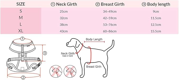 Puppia Soft Harness II - Black - M