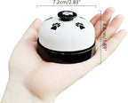 Pet Training Bell, 1 Pack Call Bell for Dog or Cat, 2.83 Inch Diameter with Metal Construction, White