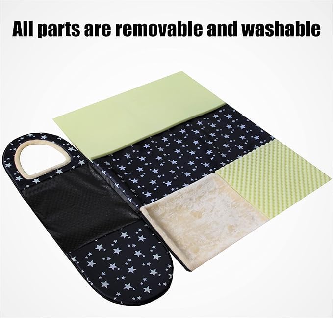 Dog Bed or Cat Bed,2 Ways to Use,Indoor Pet House with Fluffy Mat,Removable and Washable Cover,Splash-Proof House and Non-Slip Bottom,for Medium Dogs and Cats(L Light Green & Gray)
