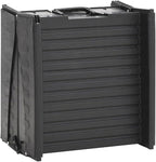 vidaXL Folding Dog Ramp - Non-Slip, Safe for Aging Pets, Easy Storage, Versatile Use, Durable Plastic, Black