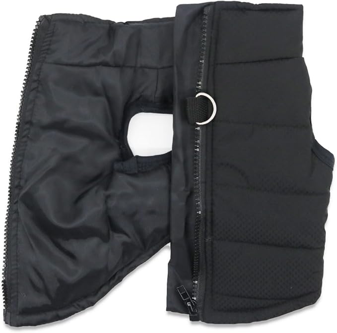 Small Dog Coats Warm Winter Dog Jacket Pet Jackets Puppy Cold Weather Coat Pet Clothes for Small Dogs, Black, X-Small