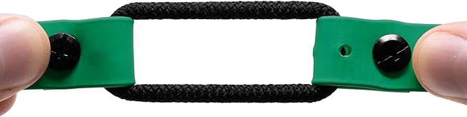 Educator 3/4-Inch Dog Training Collar Strap–ONLY Fits ME-300, ET-300/400, EZ-900, PE-900 & PG-300 Receivers – NOT Compatible with FE-580, ET-800 or UL-1200–Quick Snap Biothane Bungee Collar, Green