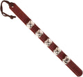 Hanging Door Bells – Handmade Sleigh Bells & Dog Training Bells for Potty Training, Holiday Décor, and Multi-Purpose Door Use (Chestnut - Silver Bells)