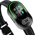 Dog Bark Collar - Rechargeable Smart Barking Collar, Anti Bark Training Collar with Adjustable Sensitivity Beep Vibration Shock, Bark Shock Collar for Large Medium Small Dogs (Black)