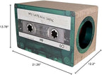 Mixtape Cardboard Cat Scratcher, Large (54 x 31 x 35 cm), Black
