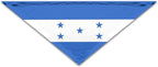 Dog Bandanas Flag of Honduras Pet Bandana Scarf Triangle Bibs Kerchief Accessories for Dogs Cats