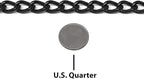 Dogline Herm Sprenger Black Stainless Steel Choke Dog Training Collar No-Pull Slip Chain for Small Medium Large Dogs for Easy Control Show Chain Made in Germany 3mm 20in (50cm)