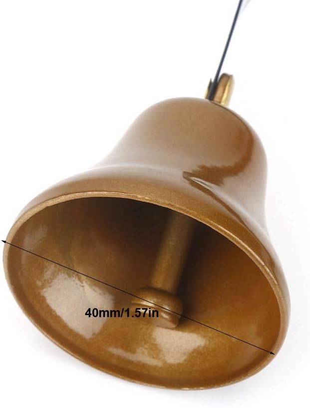 Ejoyous Wall Mounted Metal Doorbell, Antique Shopkeepers Doorbell Dog Training Bell Home Decoration for Home Shop Christmas