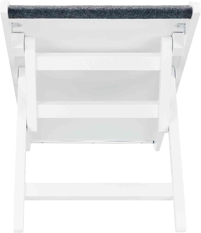 Trixie Furniture ramp, Height-Adjustable 29/36/43 cm, Wide Running Surface 36 × 90 cm, 39375, White