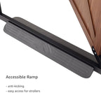 beeNbkks Barn Door Dog Gate, Anti-Kick Pet Gate with Walk Through Door, Modern Farmhouse Puppy Gate, Pressure Mounted Safety Dog Gate for Doorways Stairs House, for 29" to 40" Wide Openings, 39" Tall