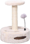 Cat Tree Cute, Cat Tower for Indoor Cats with Fluffy Balls, 14 Inches Cute Pink Cat Tree, Modern Small Cat Tree, Simple Cat Tree for Indoor Cats