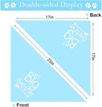 Big Sister Big Brother Dog Bandanas, Adjustable Double Sided Pet Bandana for Pregnancy Announcement, Triangle Scarf for Small Medium Large Dogs, Puppy Sibling Reveal Accessories 2 Pack