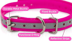 Universal 27 ½” X ¾” Replacement Band Strap for Dog Training Collar - Adjustable Waterproof TPU for Remote E-Collar, Static/Vibration Shock Trainer