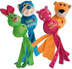 KONG Wubba Friends Ballistic Dog Toy - Durable Interactive Squeaky Toy for Dogs, Assorted Colors/Animals, Ideal for Fetch & Tug-of-War (Large)
