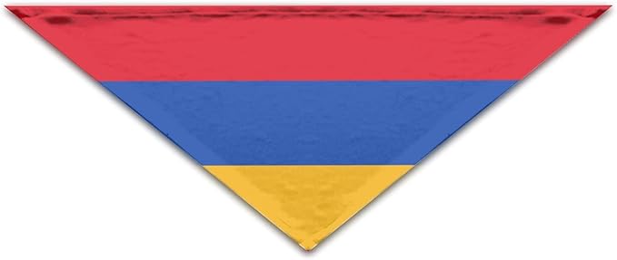 Dog Bandanas Armenian Flag Pet Bandana Scarf Triangle Bibs Kerchief Accessories for Dogs Cats