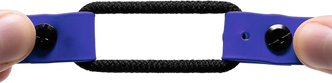 Educator 3/4-Inch Dog Training Collar Strap–ONLY Fits ME-300, ET-300/400, EZ-900, PE-900 & PG-300 Receivers – NOT Compatible with FE-580, ET-800 or UL-1200–Quick Snap Biothane Bungee Collar, Blue