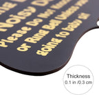 Baby Sleeping Sign for Front Door, Shhh Sleeping Baby Door Sign, Do Not Disturb Sign, Porch Door Hanger Sign Baby Room Hanging Decorative Sign Wooden Plaques Please Do Not Knock or Do Not Ring Bell