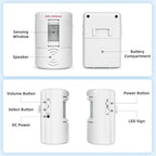 S SELDORAUK PIR Motion Sensor Door Bell Shop Visitor Alert Chime Dingdong Welcome Alarm Burglar Motion Detector