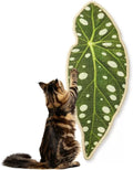 Leaf-Shaped Cat Wall Scratcher for Indoor Cats, Cat Toys Wall Corner Scratcher Pad, Large Carpet Cat Scratching Mat, Furniture Protector, Easy Use for Cat Trees Wall Furniture (27.2" × 11")