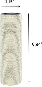 SHENGOCASE 2-Pack Cat Tree Tower Accessories Replacement Parts Post Pole, 9.84 inch Length, 3.15 inch Diameter