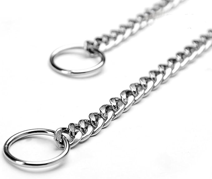 Choke Collar for Dogs Large Breed, Dog Chain Collars Slip P Chain Choke Metal Link Training Heavy Duty Martingale Dog Collar for Xs Small Medium Large Big XL Breed Dogs, XL