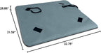 Floppy Dawg Just Chillin’ Portable Dog House. Elevated Pet Shelter for Indoor and Outdoor Use. Made of Water Resistant Breathable Oxford Fabric. Easy to Assemble and Lightweight. 33"L x 29"W x 32"H