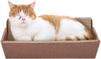 Petlinks Scratcher's Choice+ Cradle Catnip-Infused Corrugate Cat Scratcher & Lounge, 16" L X 4" W X 14" H