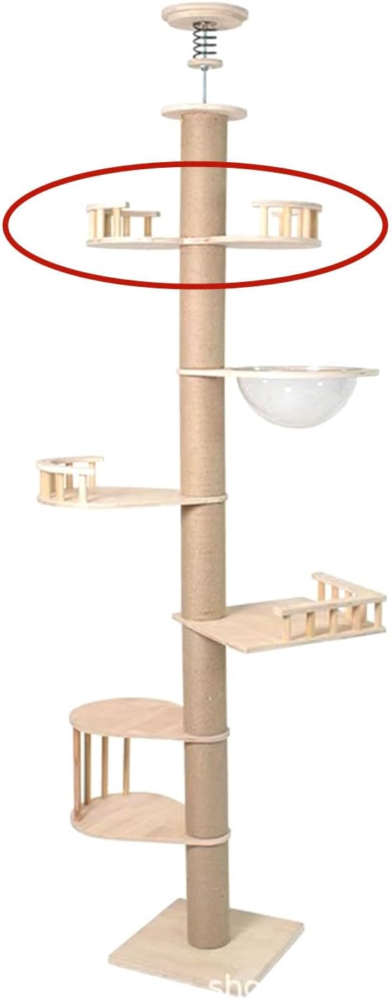 SHENGOCASE Cat Tree Tower Accessories Platform Perch, 17.3 x 23.6 Inches, Extra Large Replacement Bed with Mat for Floor to Ceiling Cat Tree