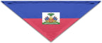 Dog Bandanas Haiti Flag Pet Bandana Scarf Triangle Bibs Kerchief Accessories for Dogs Cats