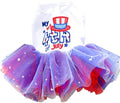 ANIAC 4th of July Girl Dog Dress with Stars Independence Puppy Clothes for Small Dog 1st Independent Day Cat Outfit Patriotic Pet Princess Tutu Skirt (Independence, Medium)