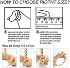 Black Dog Chain Collar 11mm/15mm/19mm Cuban Link Chain Dog Collar Chew Proof Dog Chain Collar Walking Training for Small Medium Large Dogs 12-26inch(19mm,14inch)
