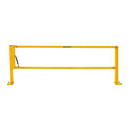 8' Dock Door Gate, OSHA-Compliant Safety Barrier, Loading Bay Fall Hazard Protection, Openings Up to 98" W, Counterbalanced, Indoor Use, Guardian