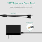 for Educator Charger Dual Lead Charger Compatible with Pro and Easy Series 900 Dog Training Collars Replacement EZ-900, EZ-902, EZ-903, EZ-904, PE-900, PE-902, PE-903 Power Adapter Supply Cord