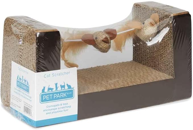 Pet Park Blvd Cat Scratcher with Mice