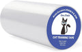 Cat Scratch Guard Tape, 394''x8.2'' Clear Anti Scratch Tape for Furniture, Single Sided Protective Film to Stop Cats & Dogs Scratching Sofa, Door, Walls, Car Interiors