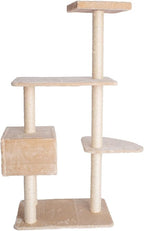 GP78560321 Cat Tree, 57-Inch, Beige, 56-inch