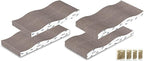 Cat Scratcher 4 PCS Pad, Cardboard with Premium Reversible Scratch Textures Design Wide Durable Scratching Pad