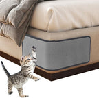 HAOZAIKEJI Cat Scratcher Mat Sofa Protector Natural Sisal Cat Scratching Mat Cat Scratch Couch Cover Heavy Duty Couch Guard Scratch Pad for Grinding Claws Protecting Furniture (Thicken Gray Long)