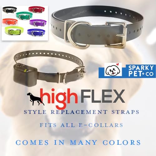Replacement Strap for SportDOG Collars - 3/4" Wide Ultra-Durable Dog E-Collar Replacement for Training, Bark, Shock, Electric, and GPS Collars - 28" Adjustable Length SportDOG (Red)