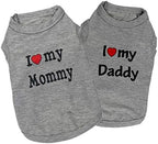 2 Pack Puppy Shirt for Small Dog Boy-Dog Clothes Pet Fashion Casual Breathable Comfortable Apparel Outfits for Dog Cat