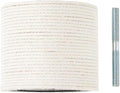 PVC Scratching Post Cotton Rope Columns for Floot to Ceiling Cat Trees, Length 10cm 3.94in
