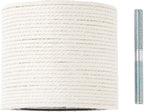 PVC Scratching Post Cotton Rope Columns for Floot to Ceiling Cat Trees, Length 10cm 3.94in