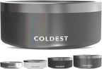 Coldest Dog Bowl - Anti Rust Metal, Non Slip, 3 Layers Insulated Stainless Steel Dog Bowls - Spill Proof & Heavy Duty - Water Bowl for Dogs, Cats & Pets, Dish Washer Safe (100 oz,Stardust Glitter)